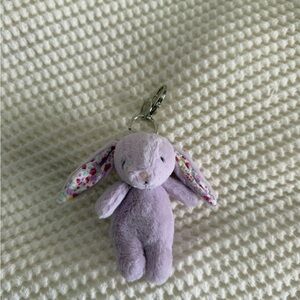 Jellycat Blossom Jasmine Bunny Keychain NWOT